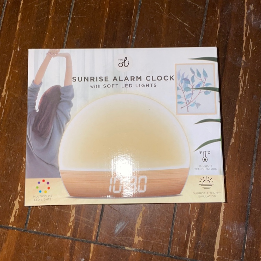 Sun rise alarm clock